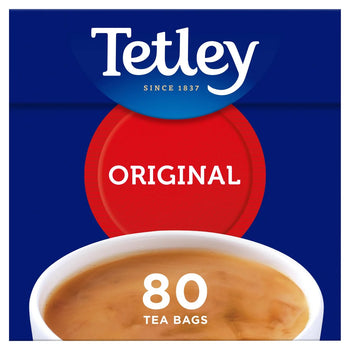 Sacs de thé Tetley 80 par paquet