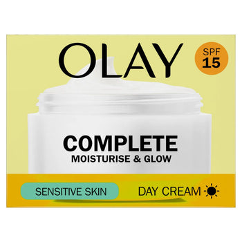 Olay Essentials Complete Care Moisturiser UV Cream Sensitive SPF 15 50ml