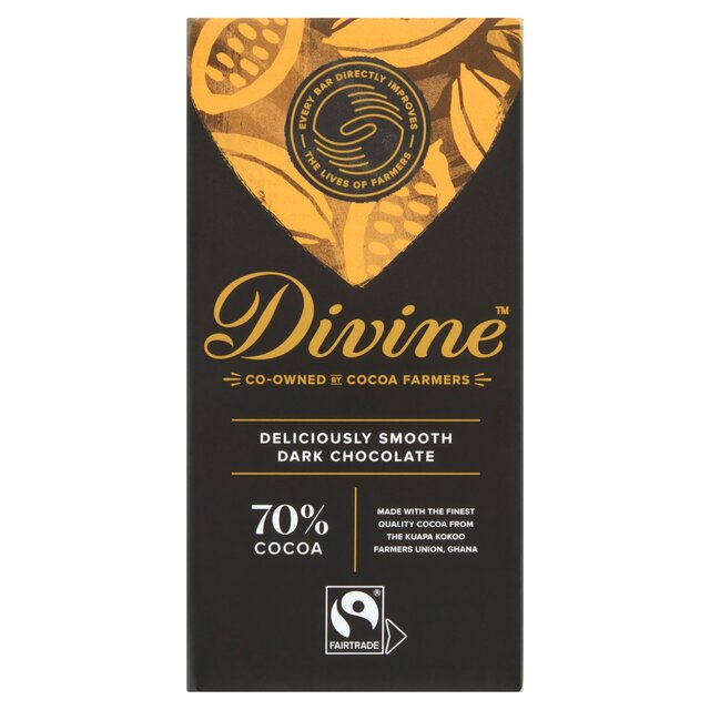 Divine 70% Dark Chocolate 90g