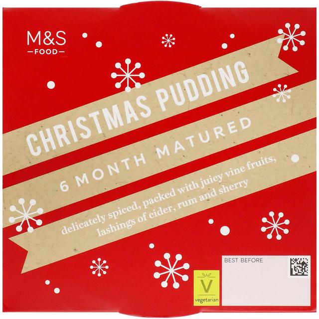 M&S Christmas Pudding 6 meses madurado 454G