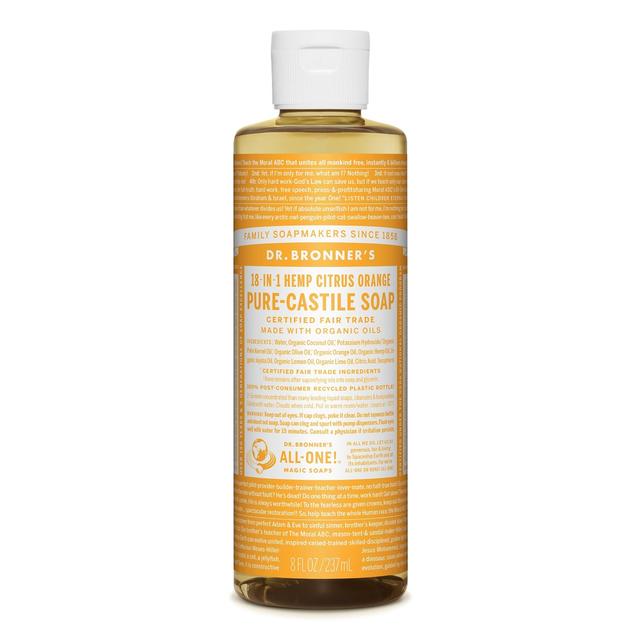 Dr. Bronner's Citrus Organic Multi-Purpose Castile Liquid Soap 237ml