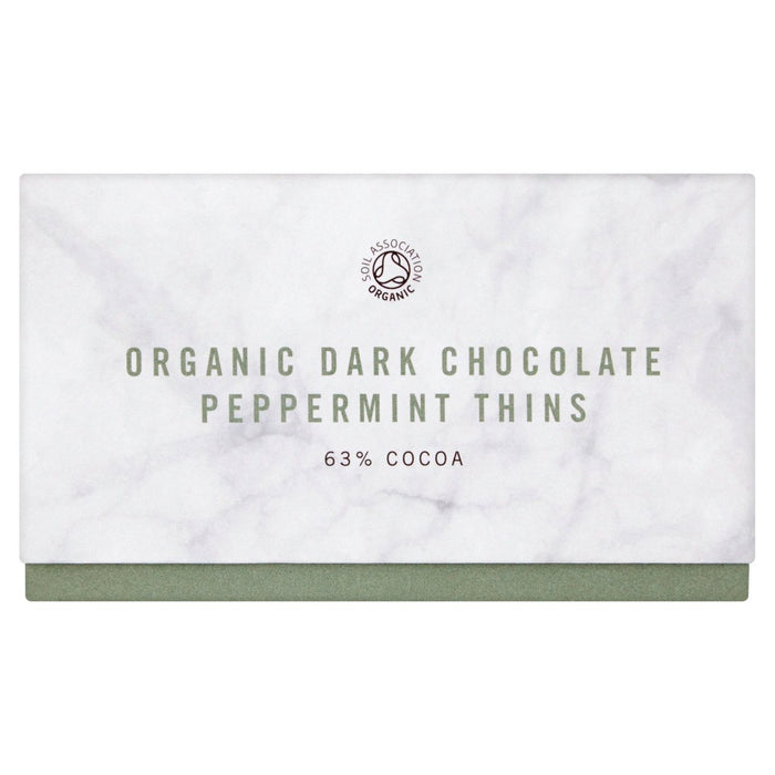 Daylesford Organic Nark Chocolate à la menthe poivrée Thins 75g