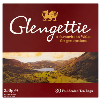 Sachets de thé Glengettie 80 par paquet