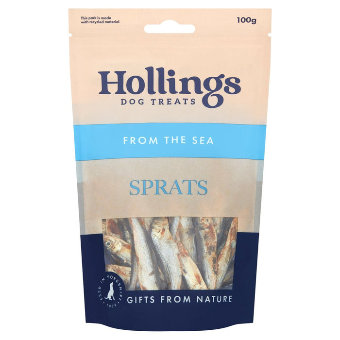 Hollings Sprats Dog traite 100g