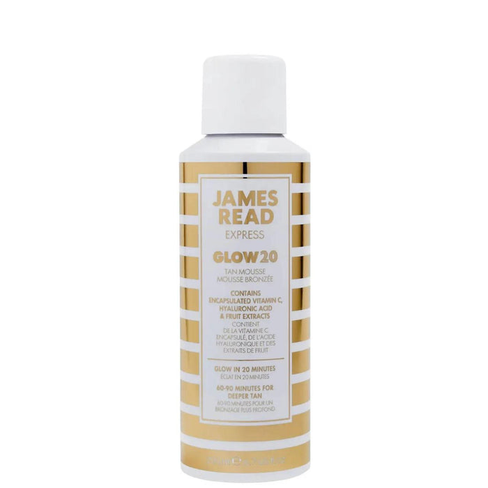 James Read Glow20 Instant Tan Mousse for the Body, Light to Medium Tone 200ml