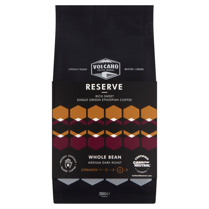 Volcano Coffee Works Reserve Rich Rich Sweet Coffee grans 200g