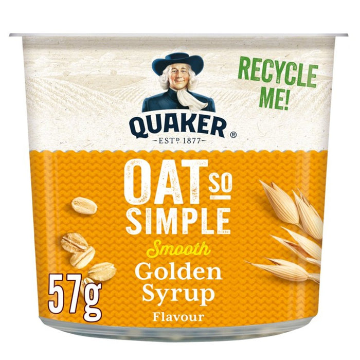 Quaker l'avoine si simple de sirop doré Pot Pot 57g