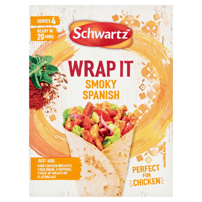Schwartz Wrap It It Smoky Spanish 30g